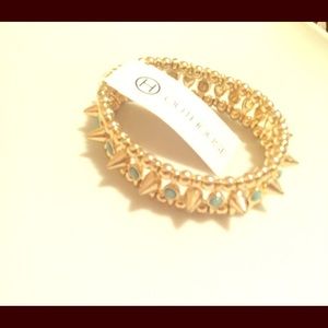 Pyramid Rivet Stretch Bracelets For Women Fashion